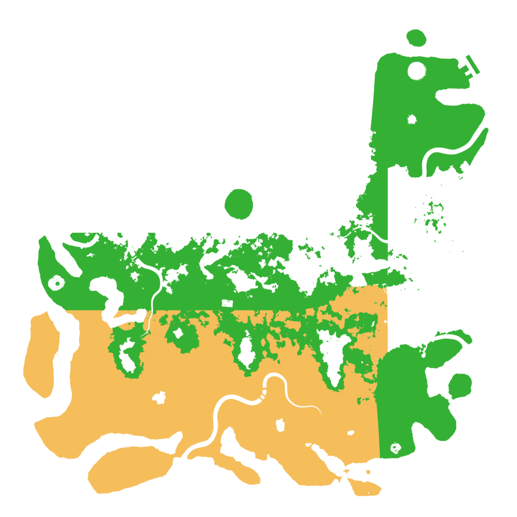 Biome Rust Map: Procedural Map, Size: 5000, Seed: 179101991