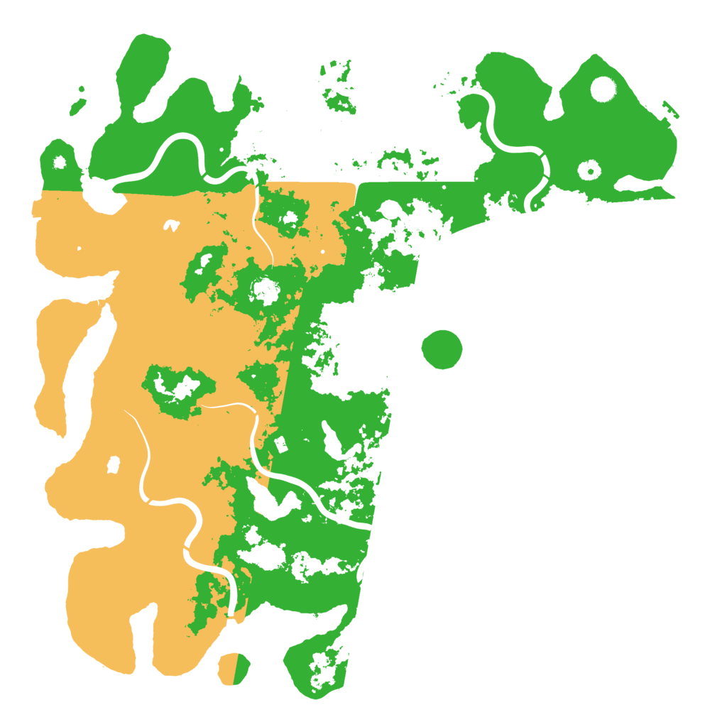 Biome Rust Map: Procedural Map, Size: 5000, Seed: 420778282