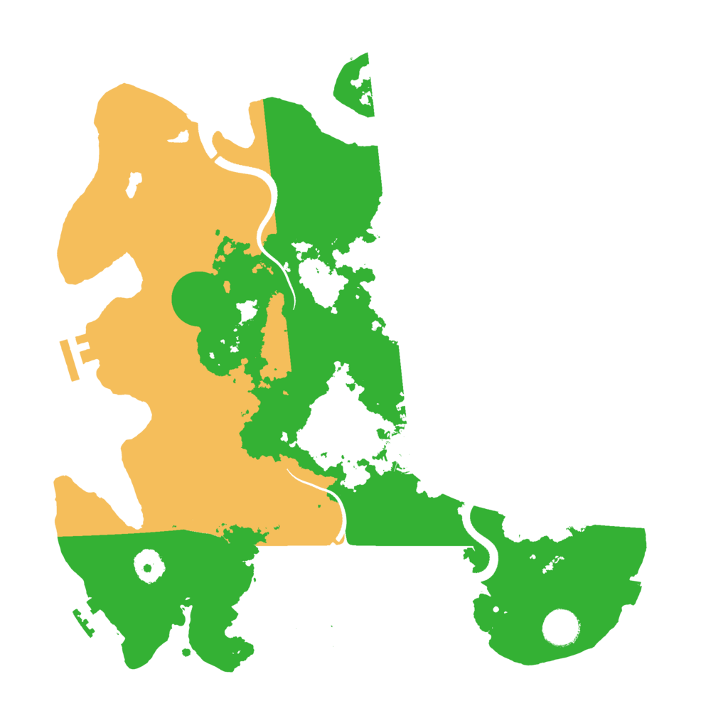 Biome Rust Map: Procedural Map, Size: 3500, Seed: 1268963740