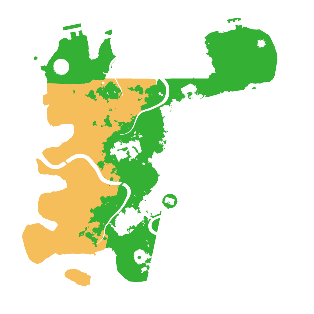 Biome Rust Map: Procedural Map, Size: 3500, Seed: 901617489