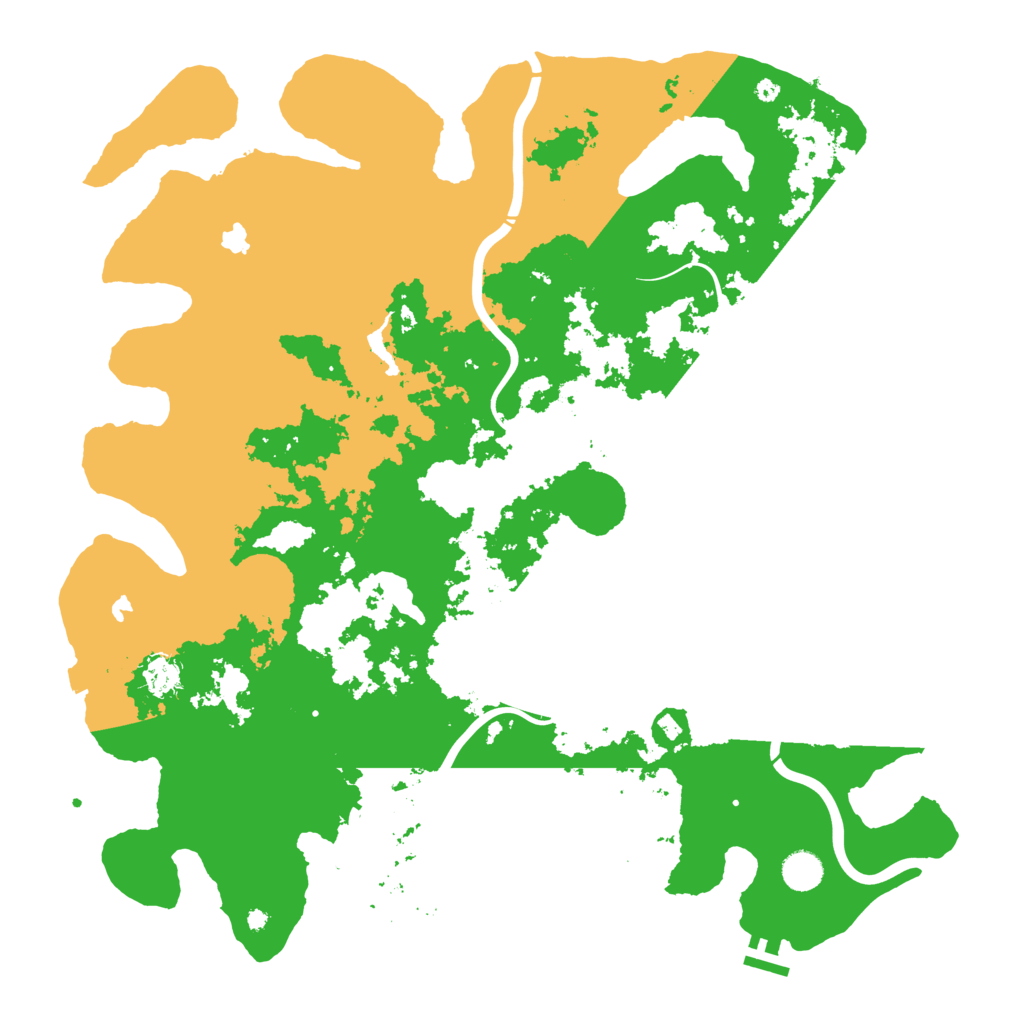 Biome Rust Map: Procedural Map, Size: 4500, Seed: 1913311060