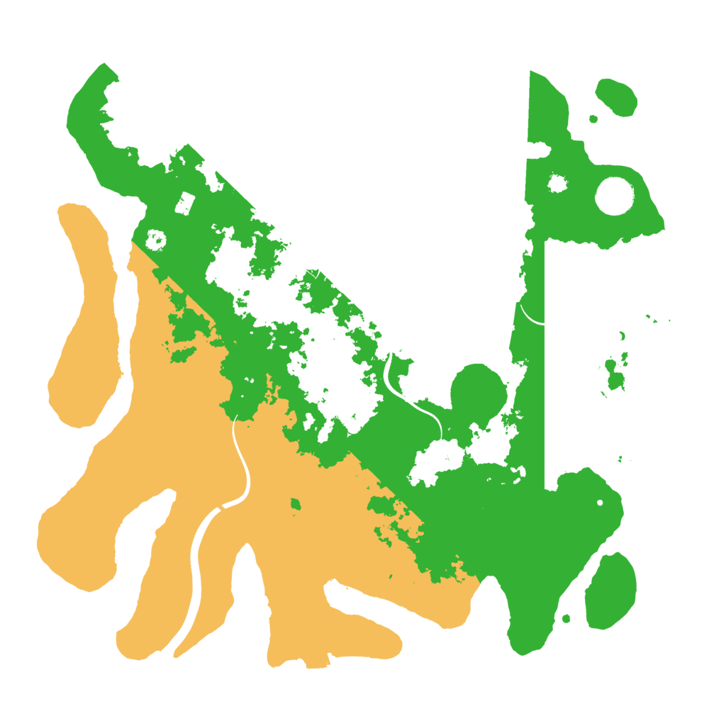 Biome Rust Map: Procedural Map, Size: 3500, Seed: 1629032222