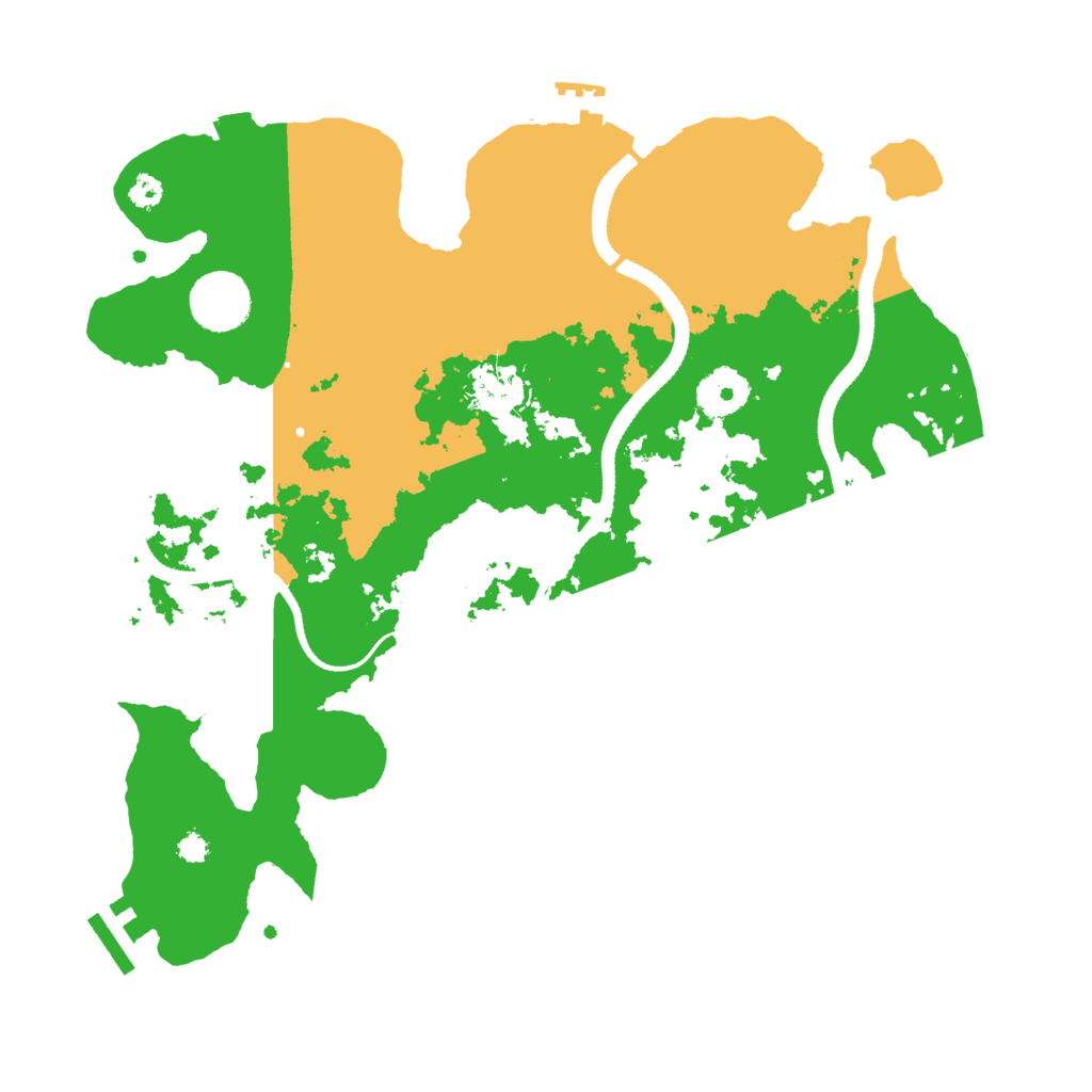 Biome Rust Map: Procedural Map, Size: 3300, Seed: 580974469