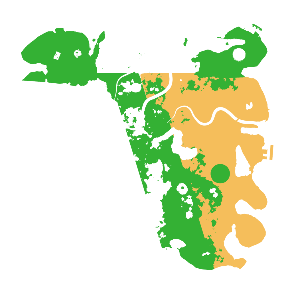 Biome Rust Map: Procedural Map, Size: 4000, Seed: 57066825