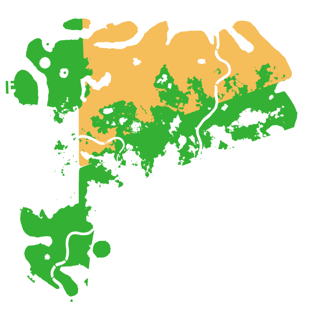 Biome Rust Map: Procedural Map, Size: 5000, Seed: 594443684