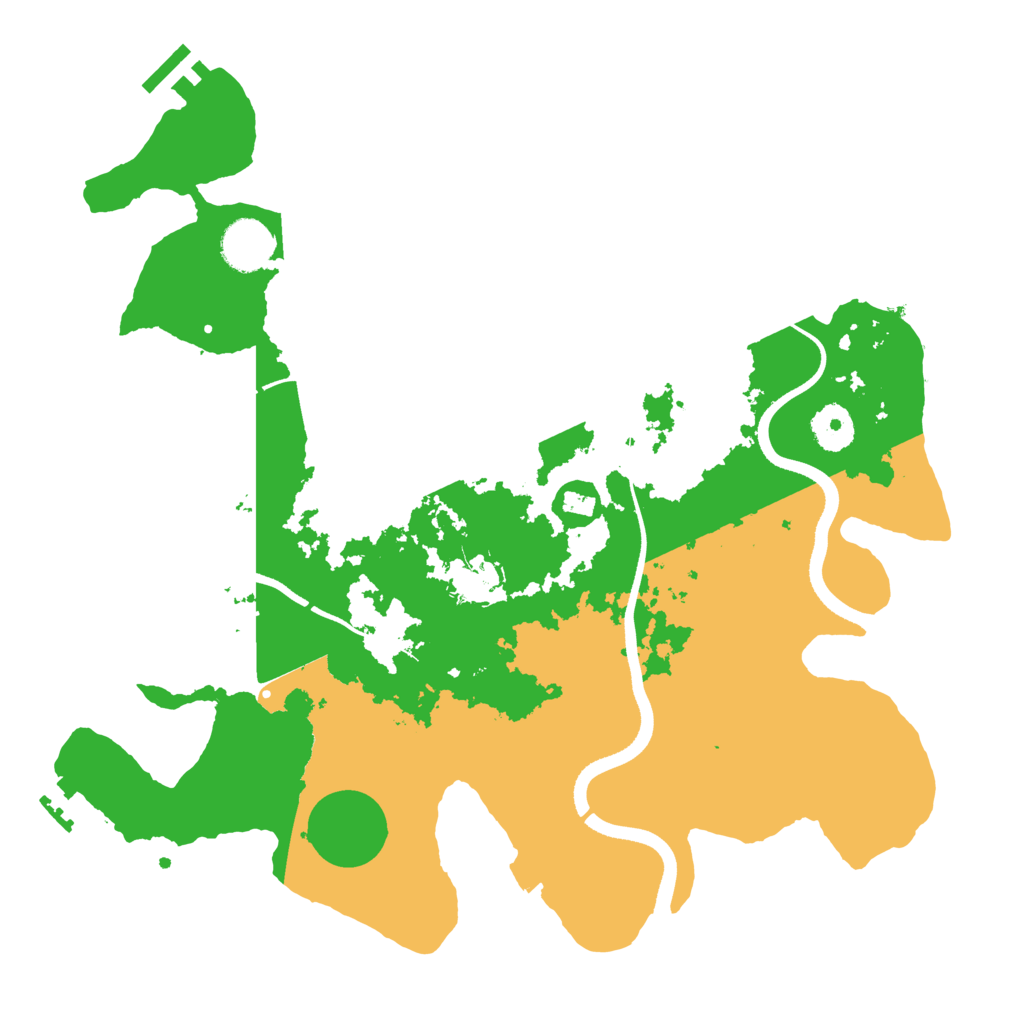 Biome Rust Map: Procedural Map, Size: 3500, Seed: 1938861016