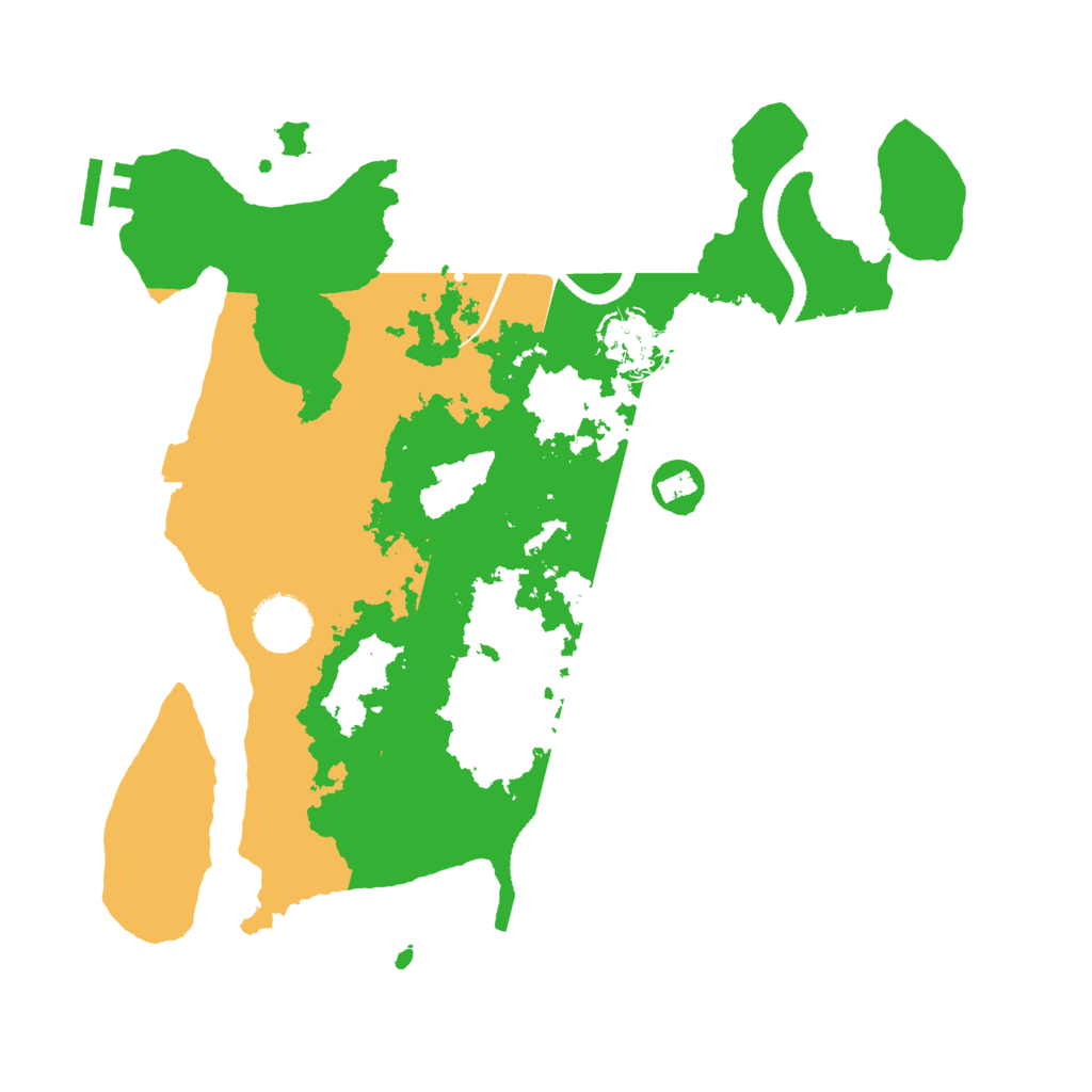 Biome Rust Map: Procedural Map, Size: 3300, Seed: 795086694