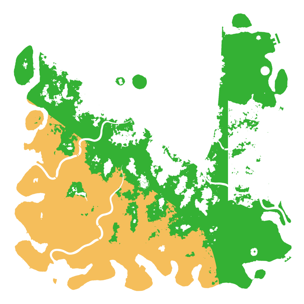 Biome Rust Map: Procedural Map, Size: 6000, Seed: 946406825