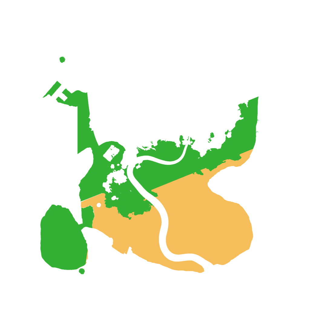 Biome Rust Map: Procedural Map, Size: 2150, Seed: 5