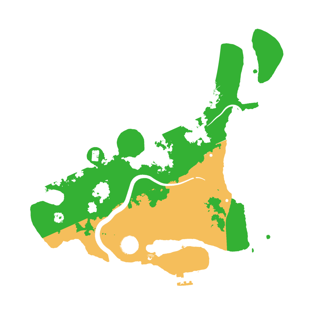 Biome Rust Map: Procedural Map, Size: 3000, Seed: 1979999655