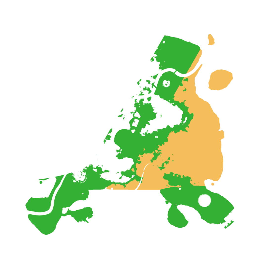 Biome Rust Map: Procedural Map, Size: 3500, Seed: 1622140156