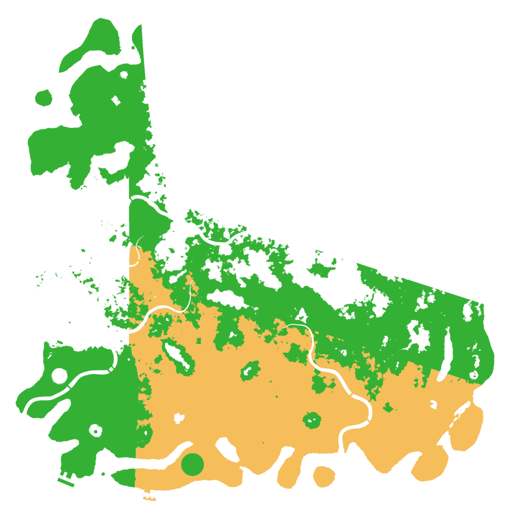Biome Rust Map: Procedural Map, Size: 6000, Seed: 1775865703