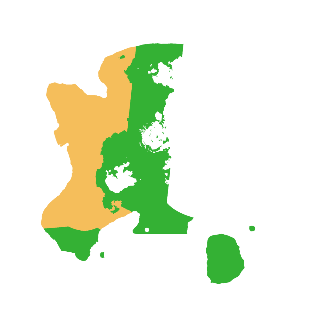 Biome Rust Map: Procedural Map, Size: 2100, Seed: 5641238