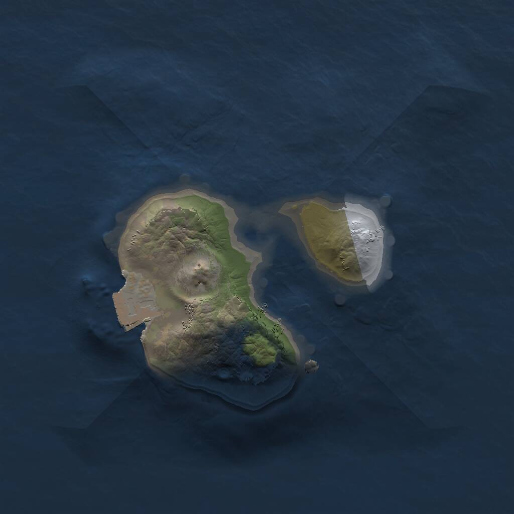 Rust Map: Procedural Map, Size: 1500, Seed: 1843, 1 Monuments