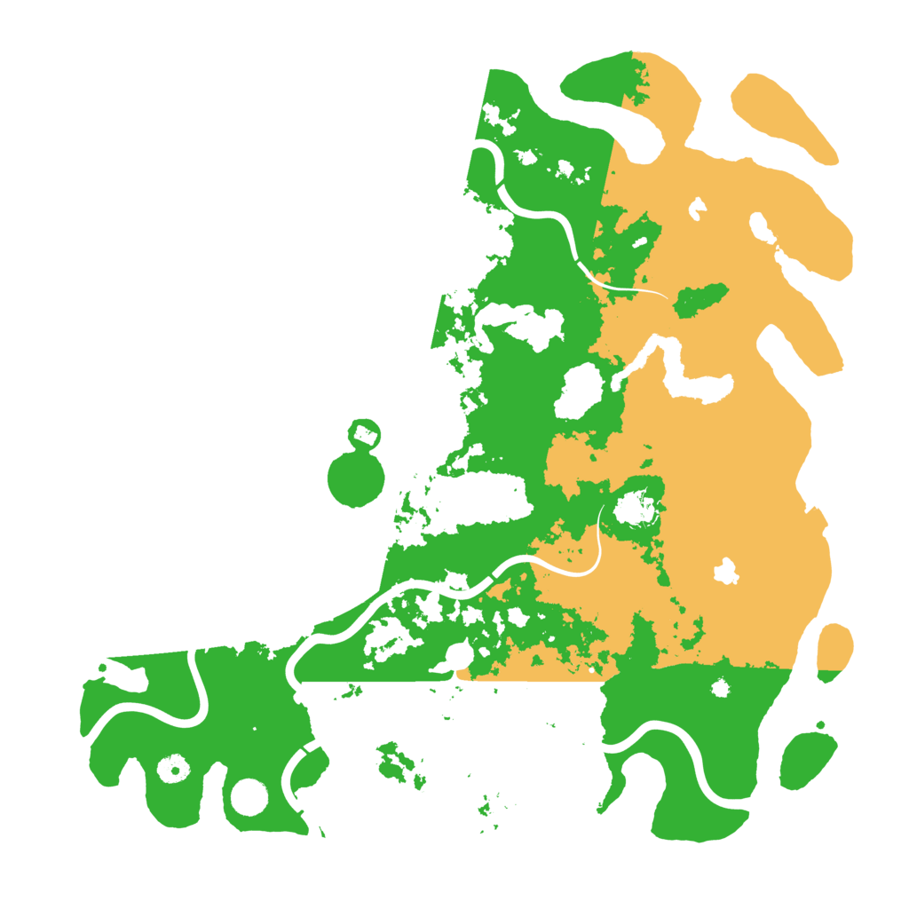 Biome Rust Map: Procedural Map, Size: 4500, Seed: 1204030995