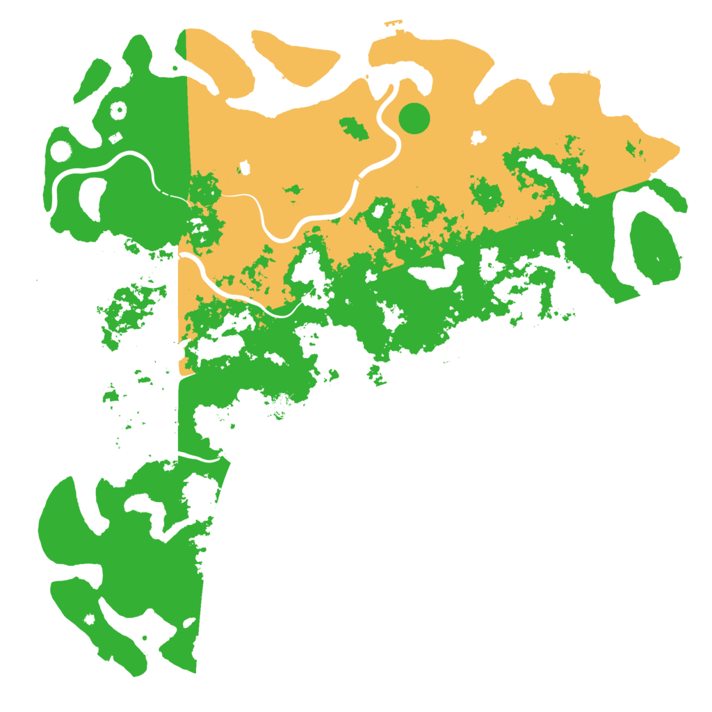 Biome Rust Map: Procedural Map, Size: 6000, Seed: 594443684