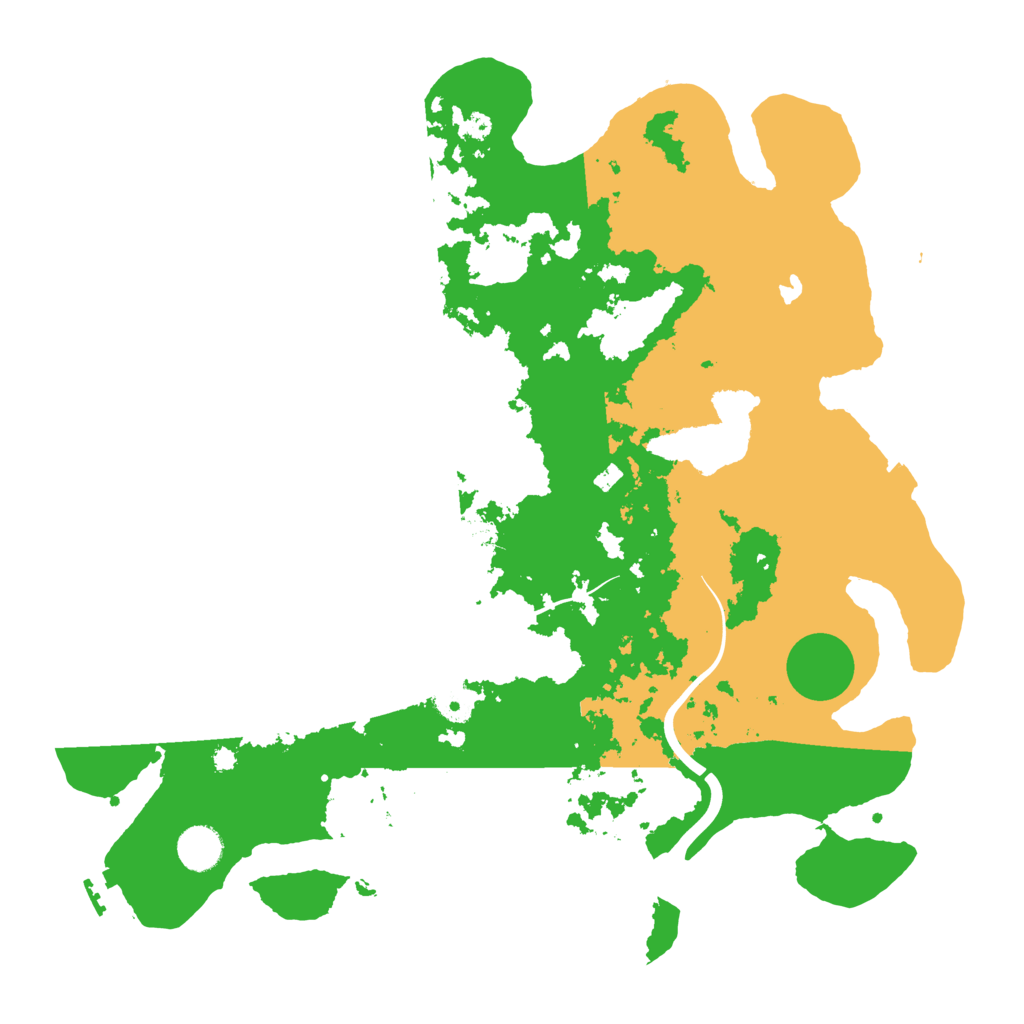 Biome Rust Map: Procedural Map, Size: 4000, Seed: 739017