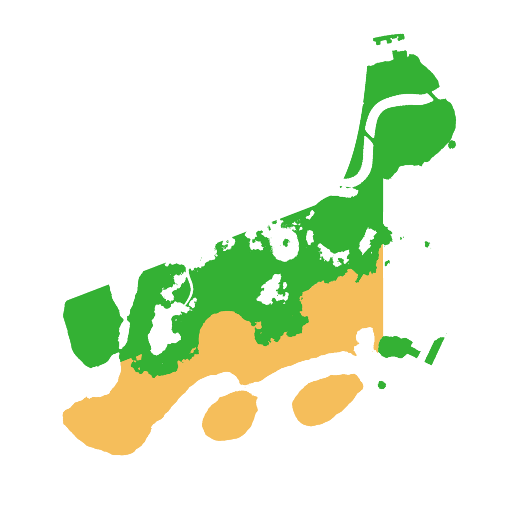 Biome Rust Map: Procedural Map, Size: 2500, Seed: 1818939611