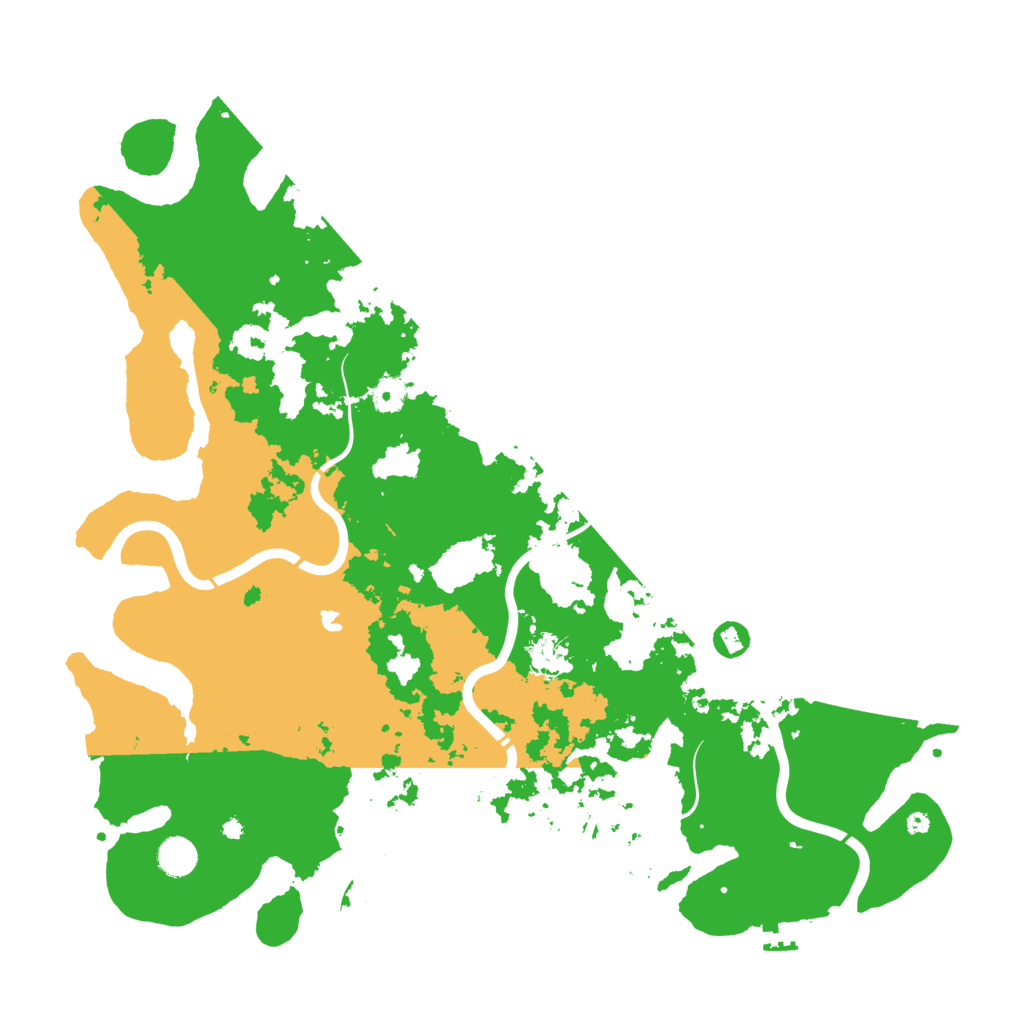 Biome Rust Map: Procedural Map, Size: 4500, Seed: 880838