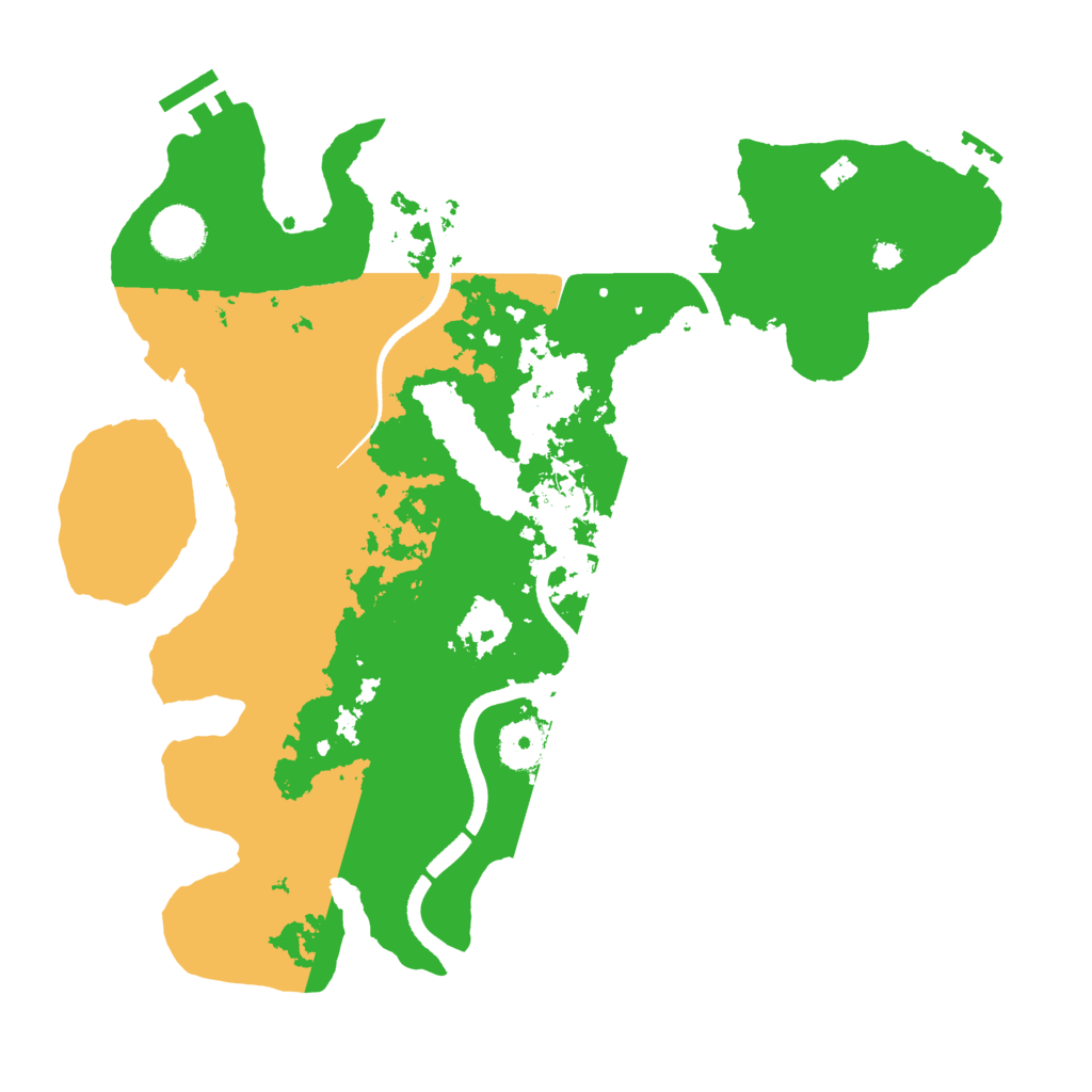 Biome Rust Map: Procedural Map, Size: 3500, Seed: 1936827261