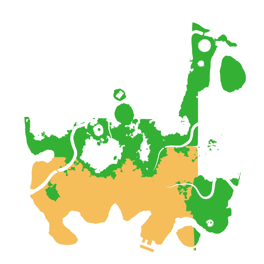 Biome Rust Map: Procedural Map, Size: 3700, Seed: 1082032238