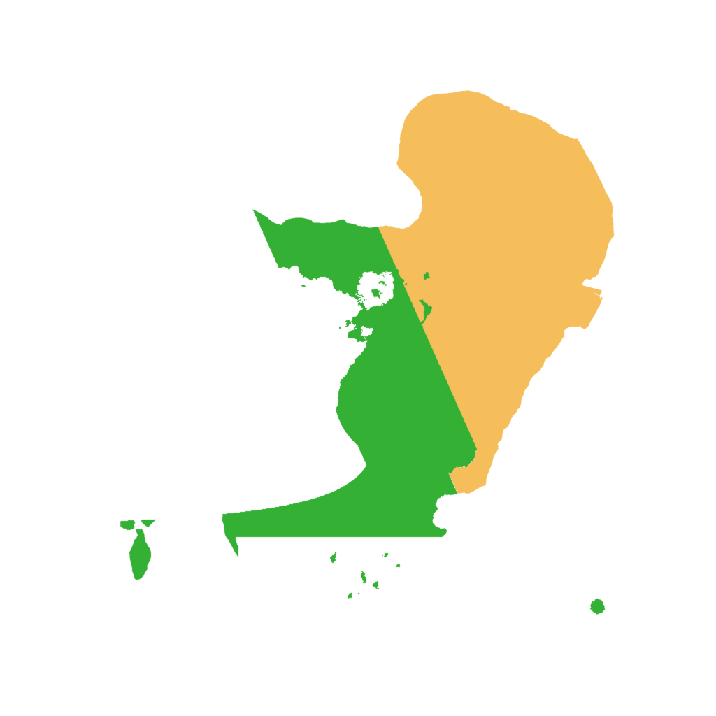Biome Rust Map: Procedural Map, Size: 2000, Seed: 33308298