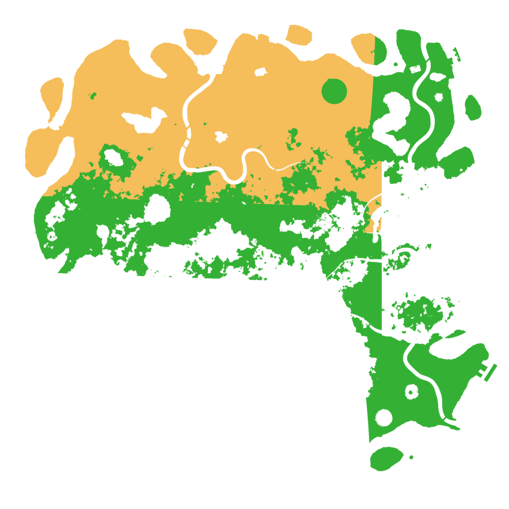 Biome Rust Map: Procedural Map, Size: 5300, Seed: 698634