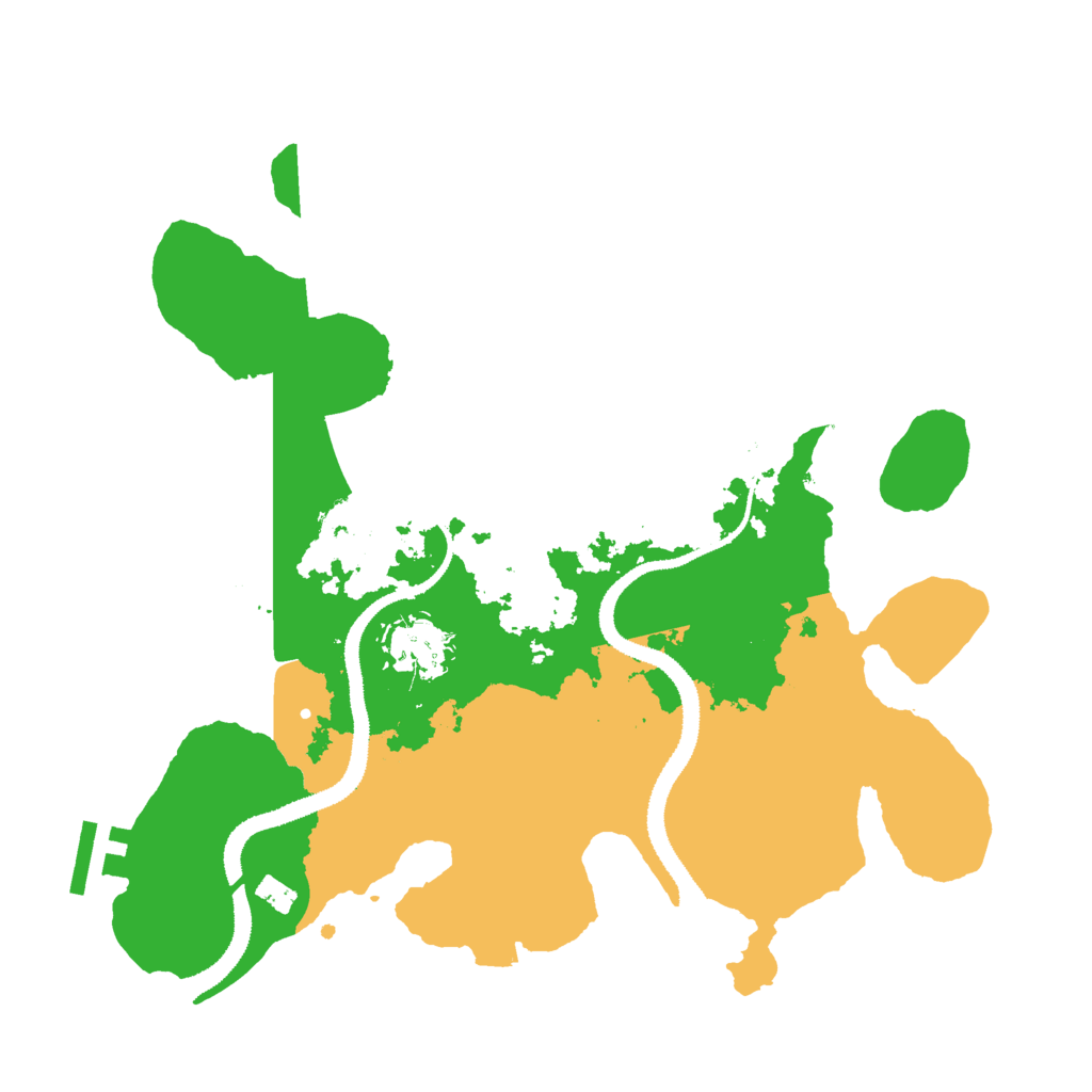 Biome Rust Map: Procedural Map, Size: 3000, Seed: 301675737