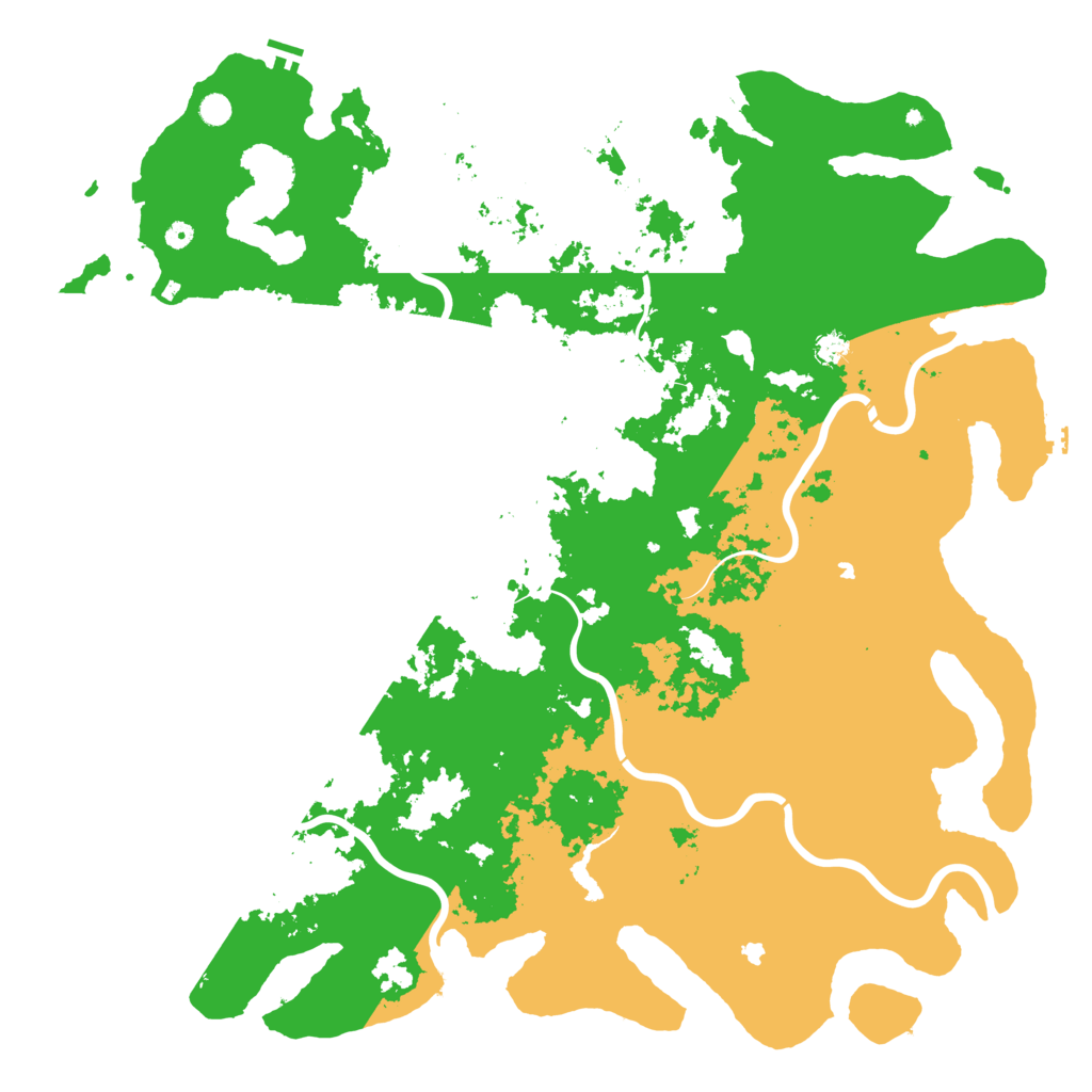 Biome Rust Map: Procedural Map, Size: 6000, Seed: 791661174