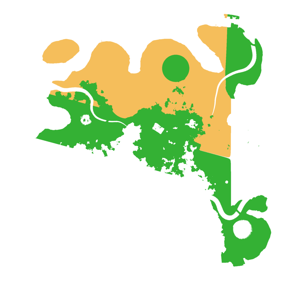 Biome Rust Map: Procedural Map, Size: 3000, Seed: 1599057028