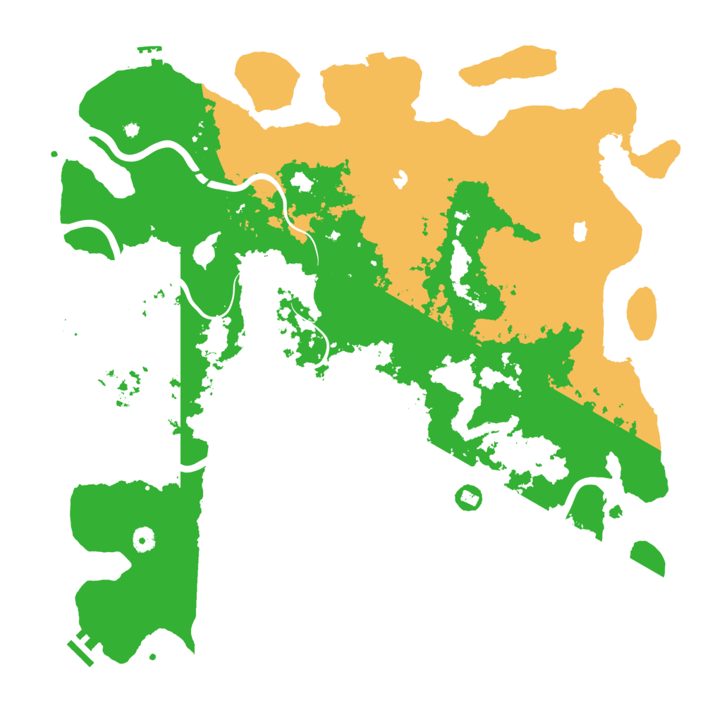 Biome Rust Map: Procedural Map, Size: 4500, Seed: 1220442592