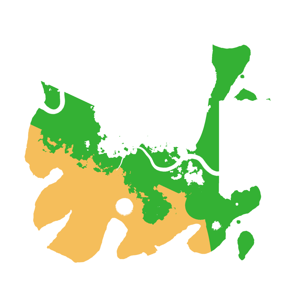 Biome Rust Map: Procedural Map, Size: 3000, Seed: 1340297