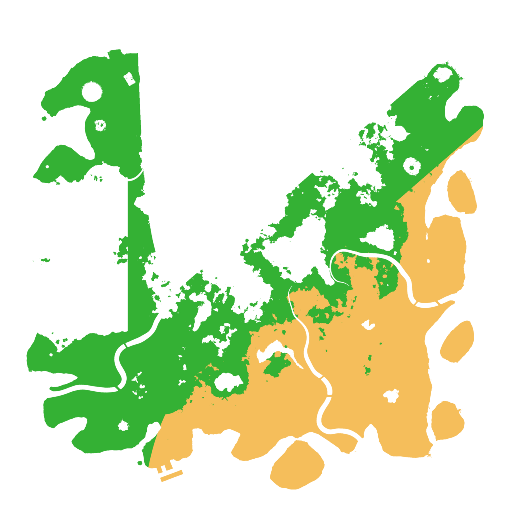 Biome Rust Map: Procedural Map, Size: 4500, Seed: 1155099160