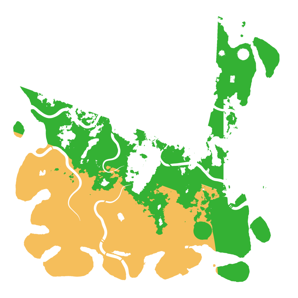 Biome Rust Map: Procedural Map, Size: 4500, Seed: 485806541
