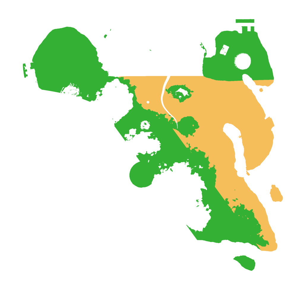 Biome Rust Map: Procedural Map, Size: 3300, Seed: 738200300
