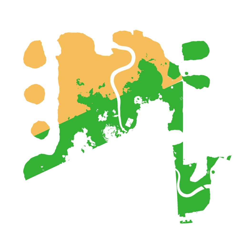 Biome Rust Map: Procedural Map, Size: 3000, Seed: 18420