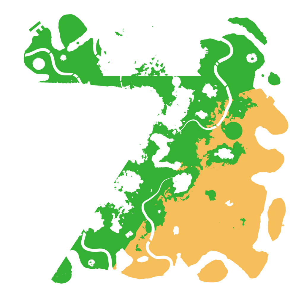 Biome Rust Map: Procedural Map, Size: 4500, Seed: 1364308008