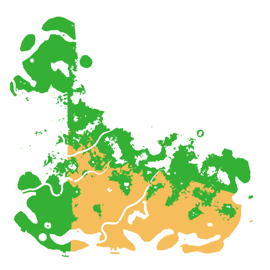 Biome Rust Map: Procedural Map, Size: 6000, Seed: 914616439