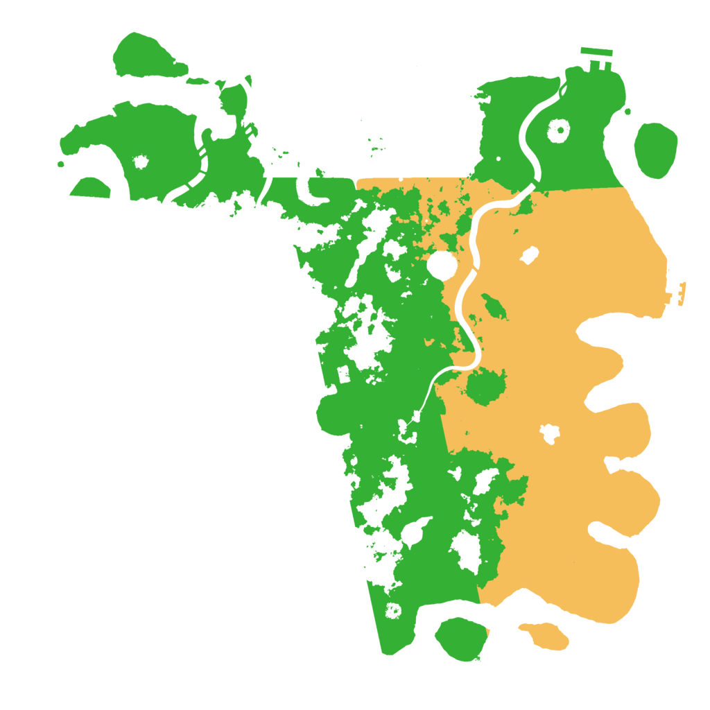 Biome Rust Map: Procedural Map, Size: 4500, Seed: 1565231277