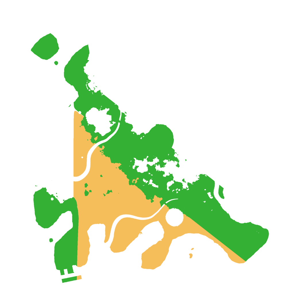 Biome Rust Map: Procedural Map, Size: 3000, Seed: 40600