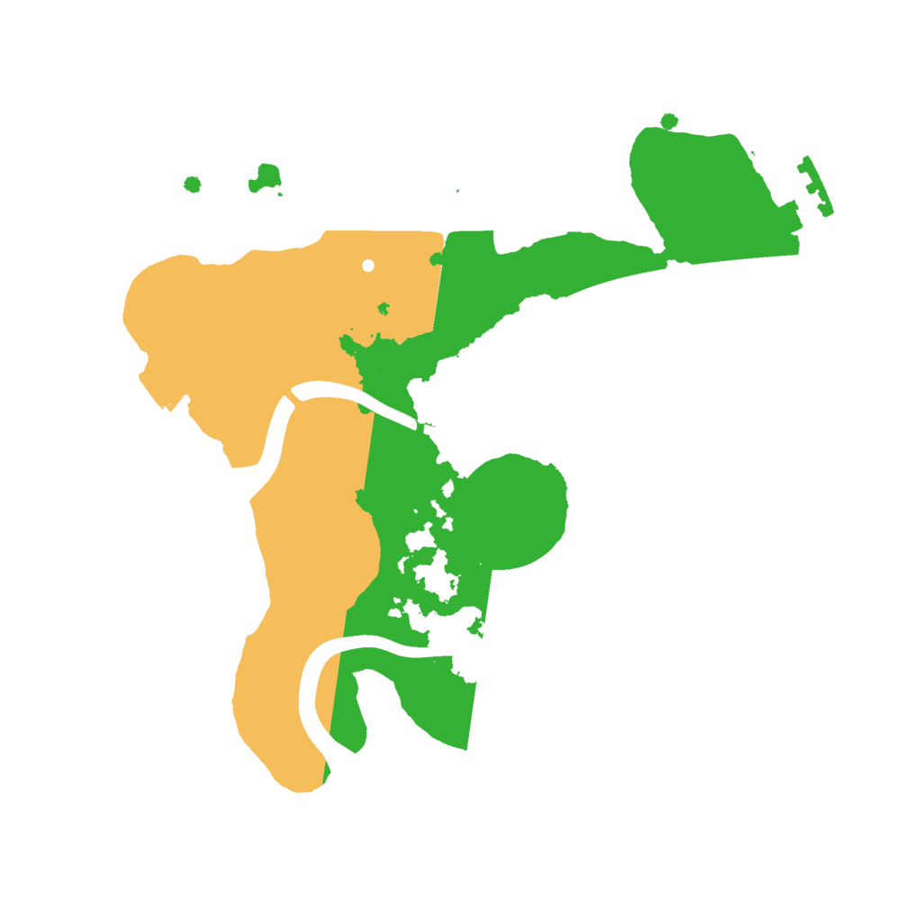 Biome Rust Map: Procedural Map, Size: 2225, Seed: 1089490370