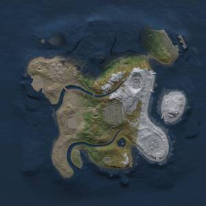 Thumbnail Rust Map: Procedural Map, Size: 2225, Seed: 1089490370, 7 Monuments