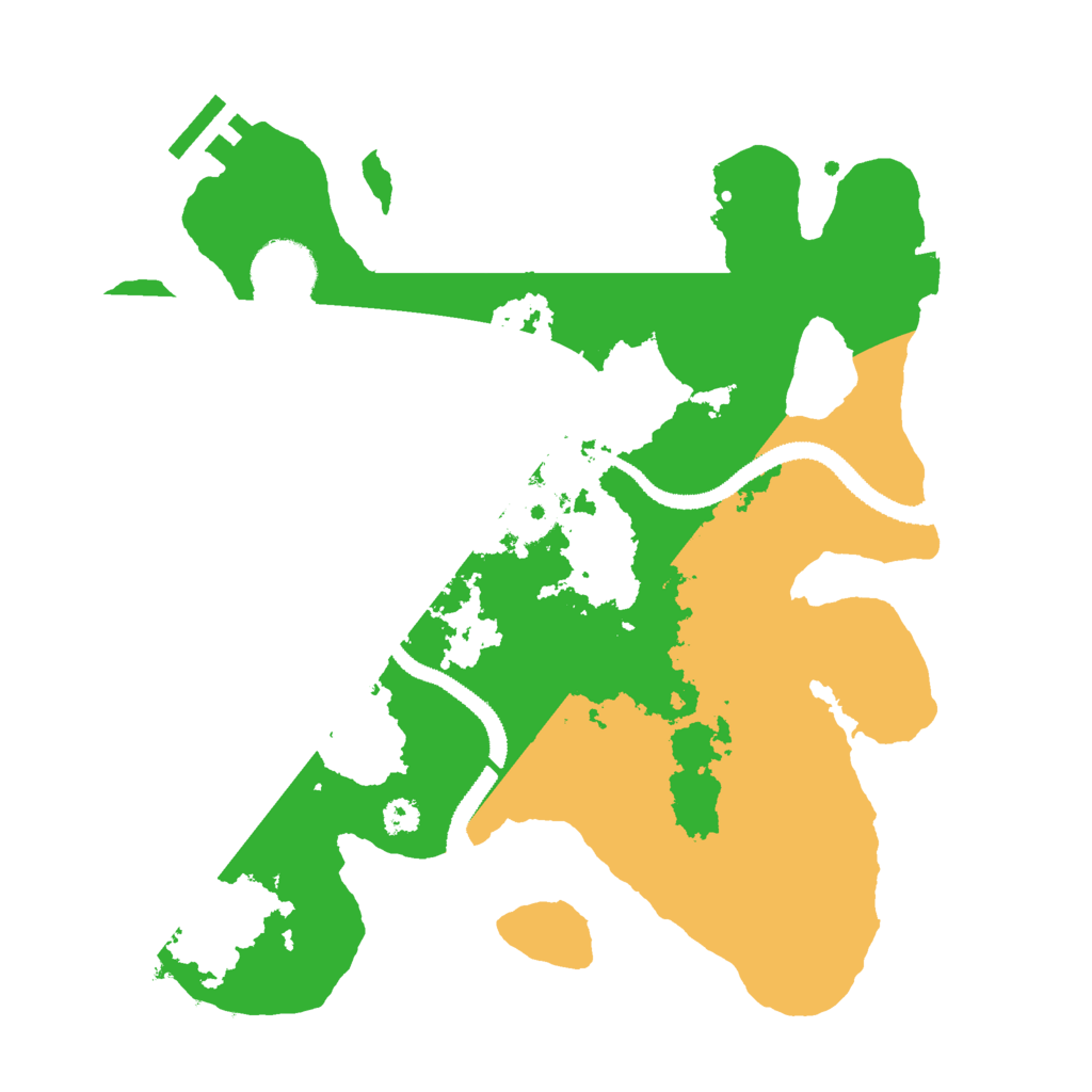Biome Rust Map: Procedural Map, Size: 3000, Seed: 153456