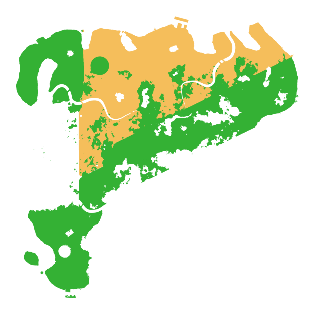Biome Rust Map: Procedural Map, Size: 4500, Seed: 30622916