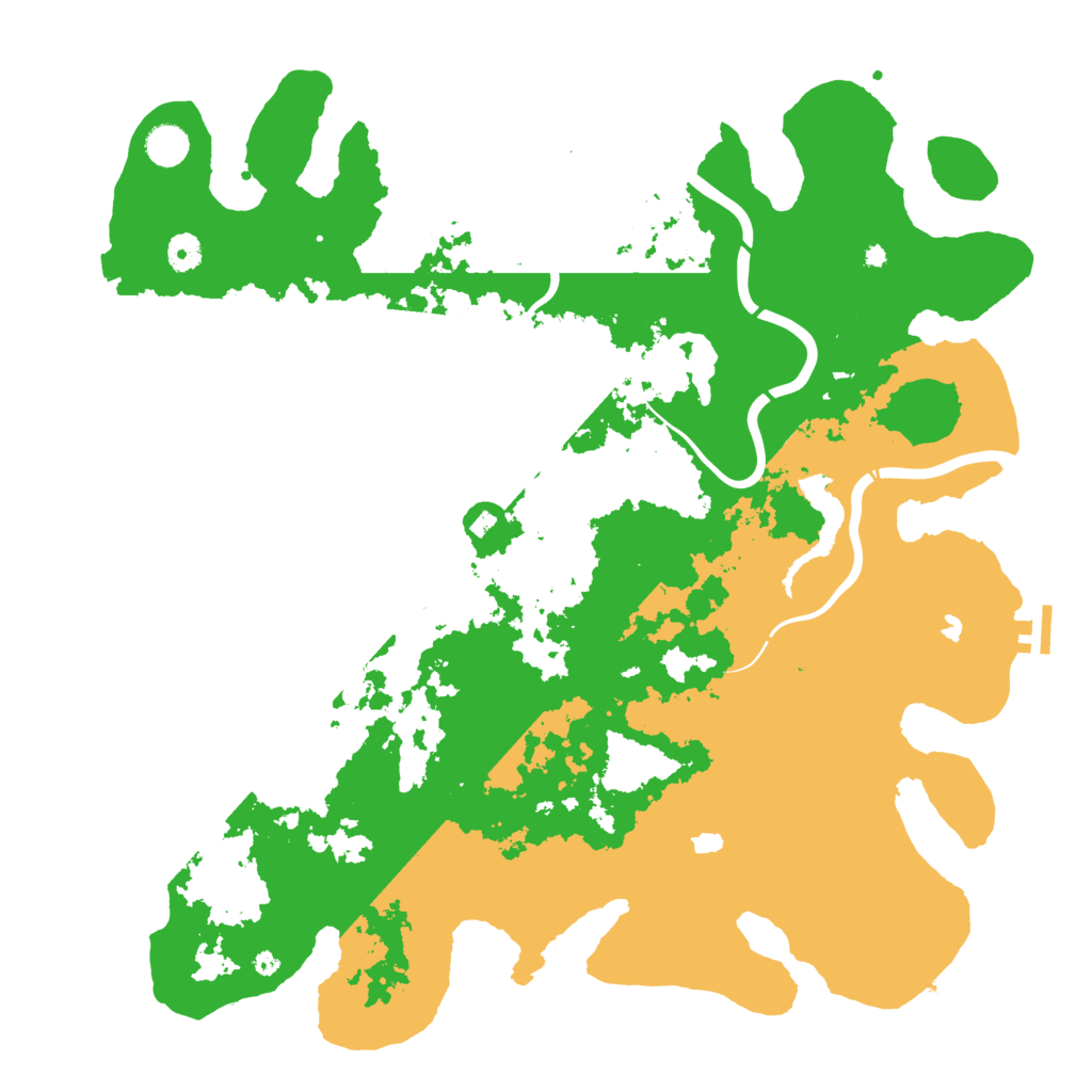 Biome Rust Map: Procedural Map, Size: 4500, Seed: 1015067743