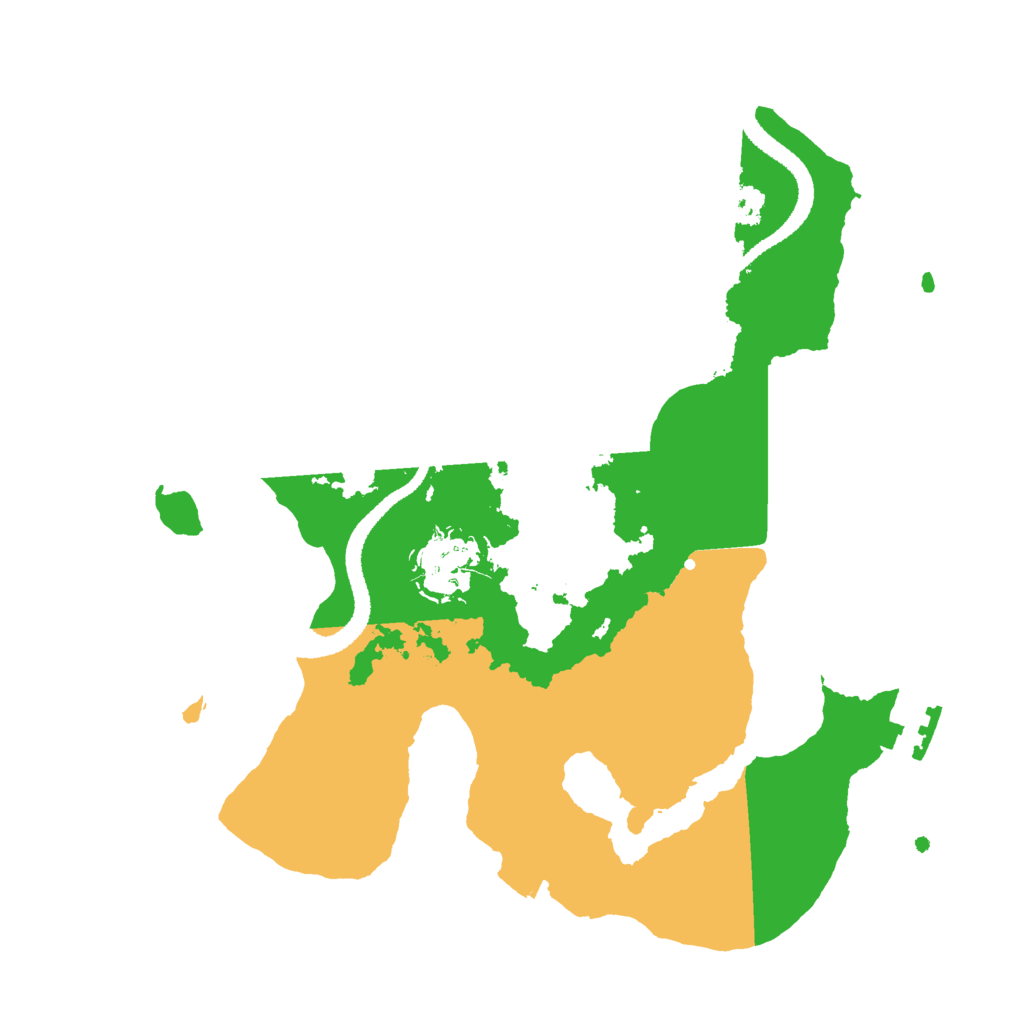 Biome Rust Map: Procedural Map, Size: 2700, Seed: 1775908913