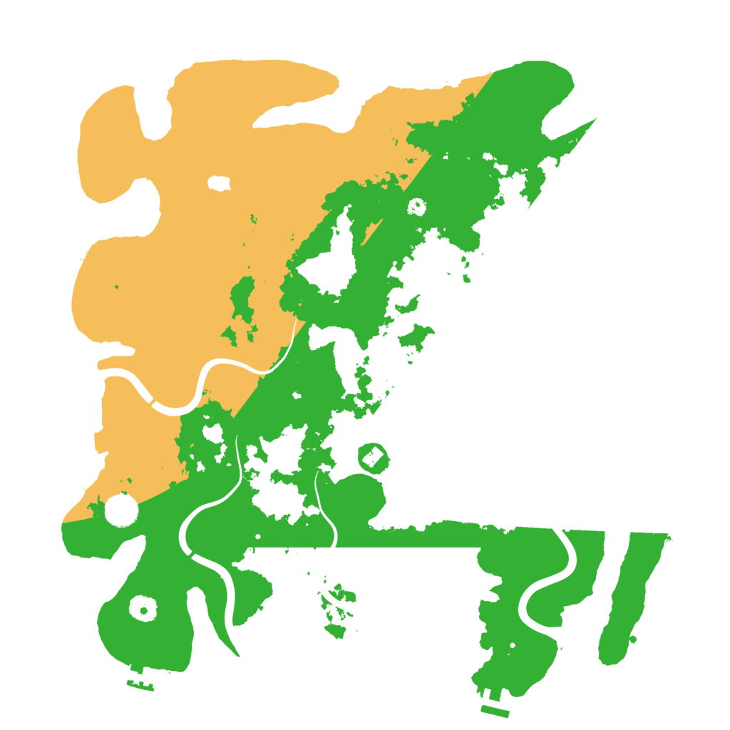 Biome Rust Map: Procedural Map, Size: 4000, Seed: 88762087