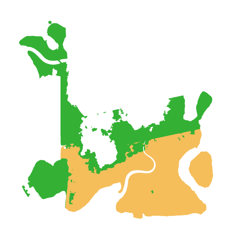 Biome Rust Map: Procedural Map, Size: 3000, Seed: 4124