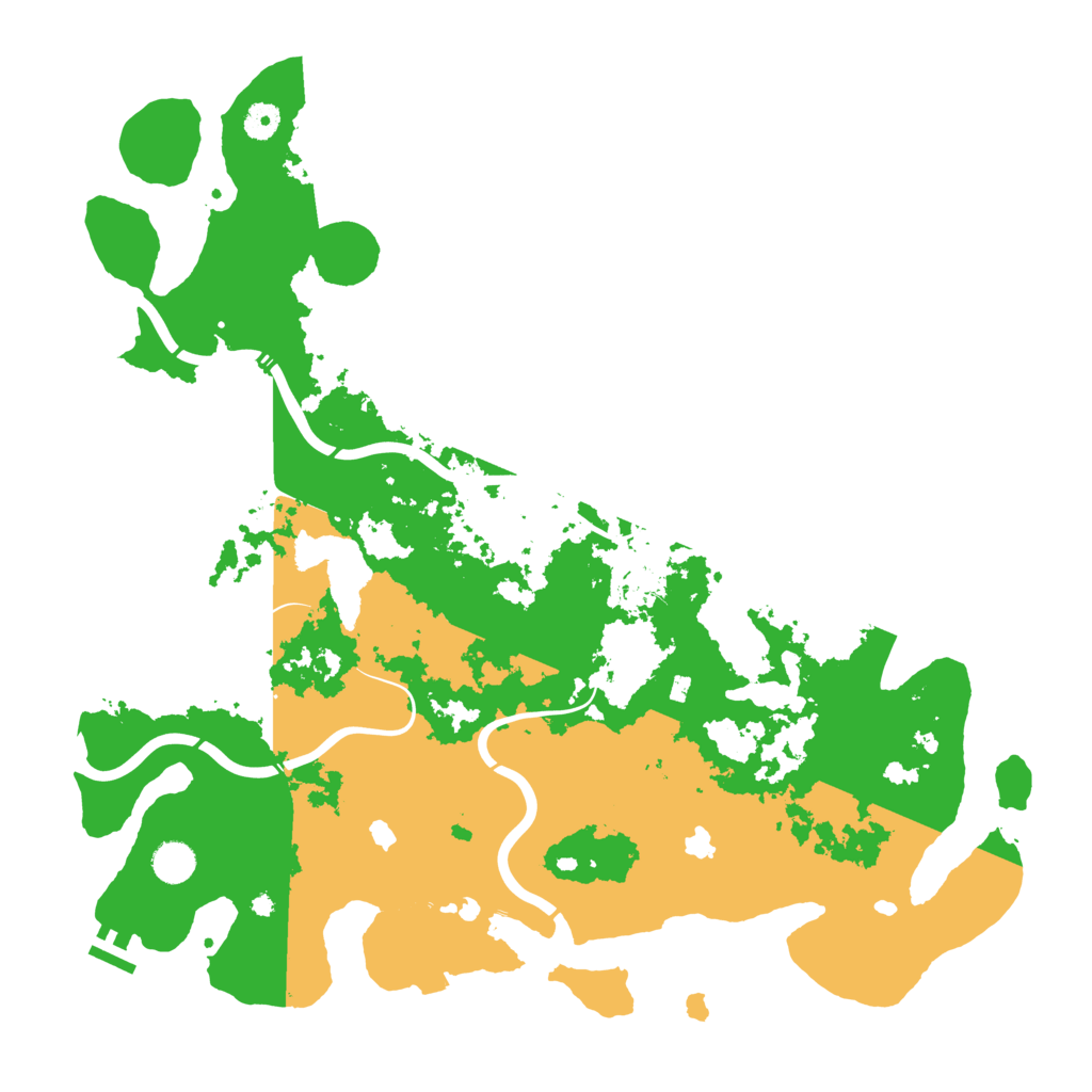 Biome Rust Map: Procedural Map, Size: 4500, Seed: 248350369