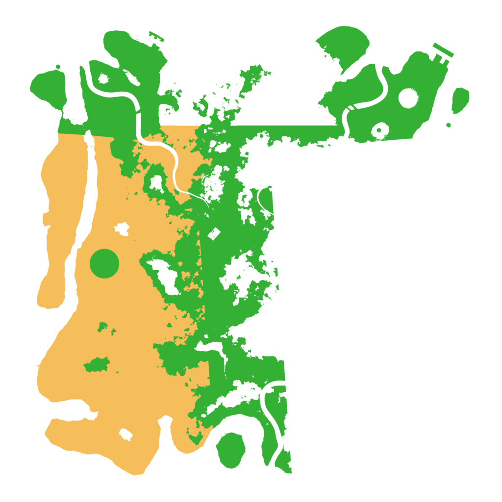 Biome Rust Map: Procedural Map, Size: 4500, Seed: 1890659082